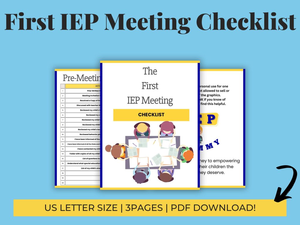 Your First IEP Meeting